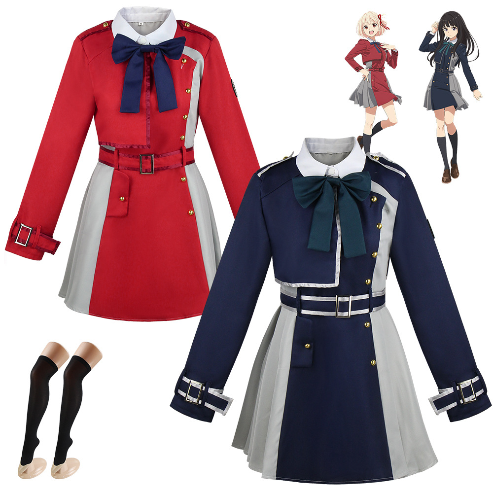 Convention Cosplay Anime - Kostium Cosplay Lycoris Recoil Chisato i