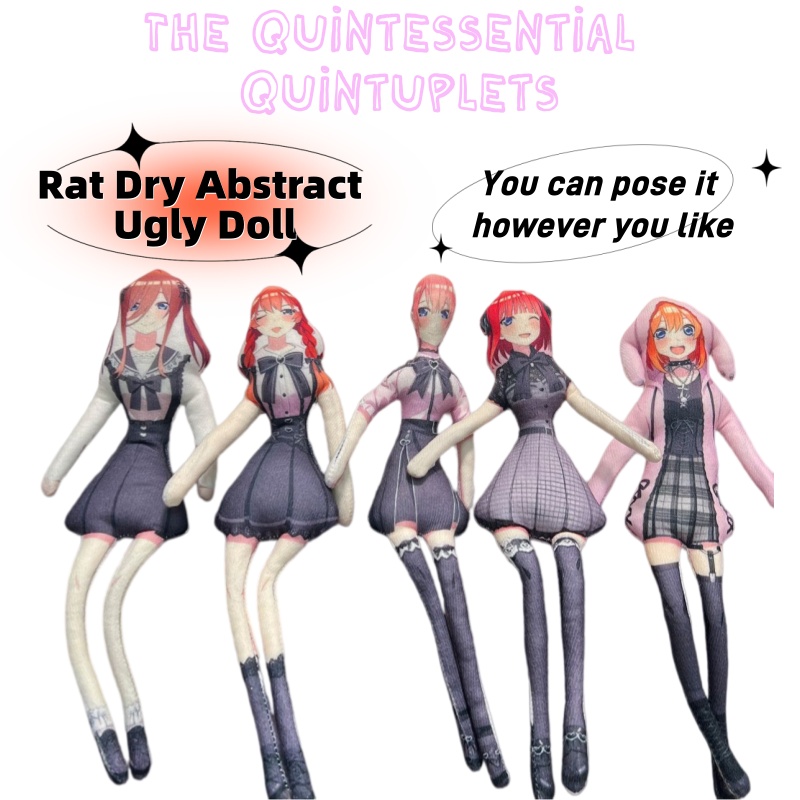 Quintuplets Anime Cosplay - Kreskówka anime The Quintessential Quintuplets Nakano