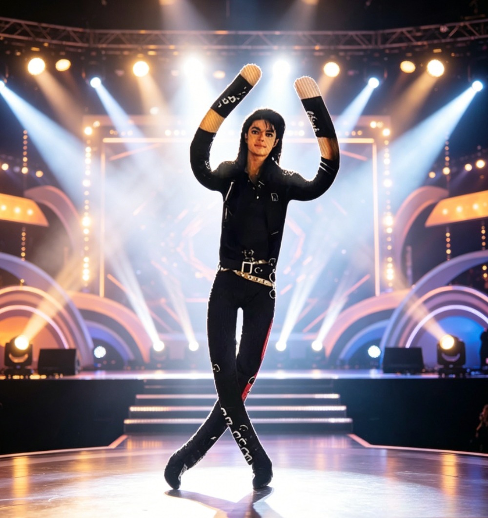 Anime Cosplay Sus - Michael Jackson Figurka z ruchomymi stawami,