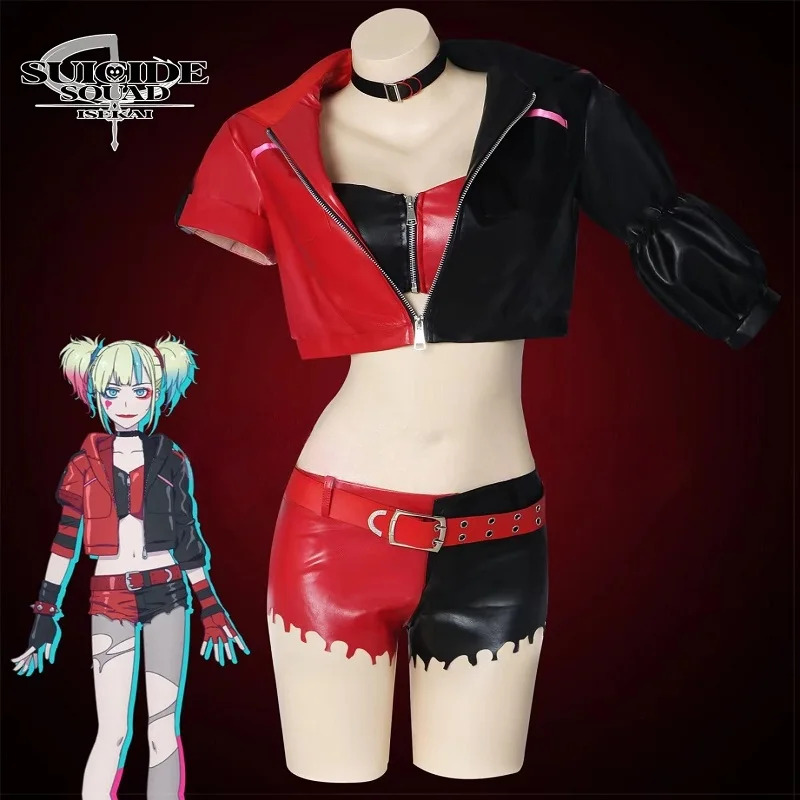 Anime Harley Quinn Cosplay - Kostium Harley Quinn Cosplay Joker Karnawałowy