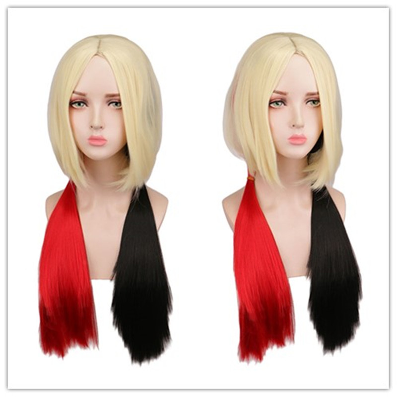 Anime Harley Quinn Cosplay - 2021 nowy Reneecho samobójstwo Harley peruka