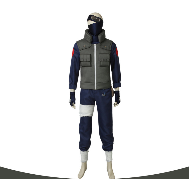 Anime Cosplay Manga - Kostium Cosplay Kakashi, Pełny Zestaw, Strój