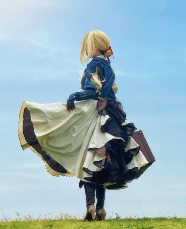 Violet Evergarden Dress - Kostium Cosplay Violet Evergarden Anime Violet