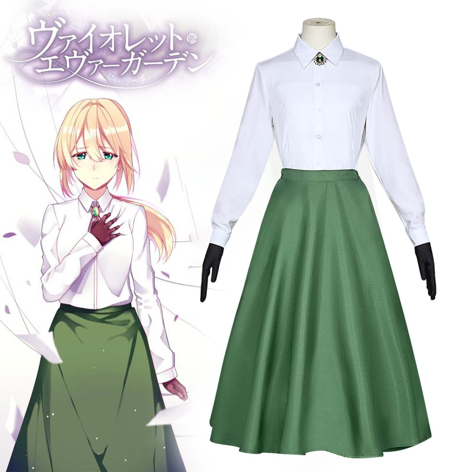 Violet Evergarden Dress - Kostium Cosplay Violet Evergarden Sukienka Cosplay