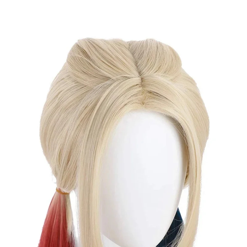 Anime Harley Quinn Cosplay - Peruki Harley Quinn 2026 na Halloween,