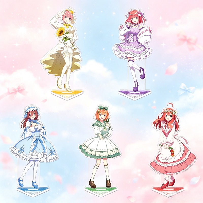 Quintuplets Anime Cosplay - Figurka akrylowa w stylu Lolita z
