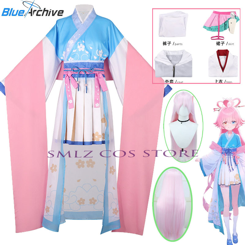 Anime Cosplay Wigs - Kostium Cosplay Blue Archive Takanashi Hoshino