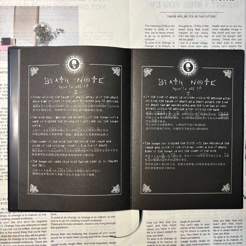 Nowy Kolekcjonerski Notatnik D – Death Note Replica recenzja i cena