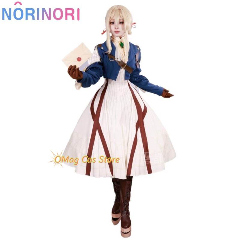 Stroje na Halloween Kostiumy V – Violet Evergarden Dress recenzja i cena