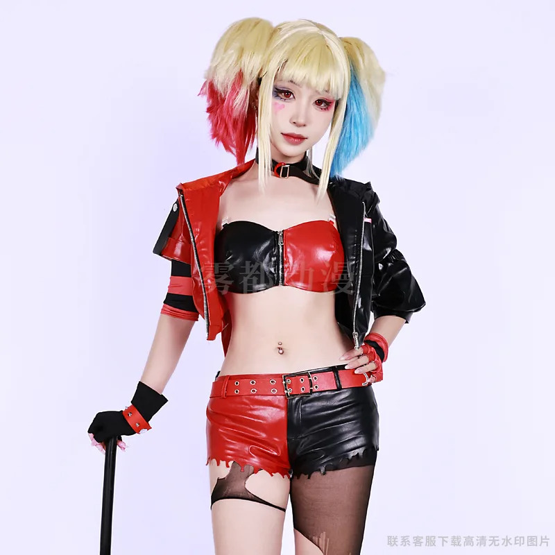 Dziewczyna Klauna Księżniczka  – Anime Harley Quinn Cosplay recenzja i cena