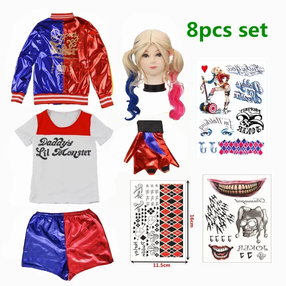 Harley kostiumy Cosplay samobó – Anime Harley Quinn Cosplay recenzja i cena