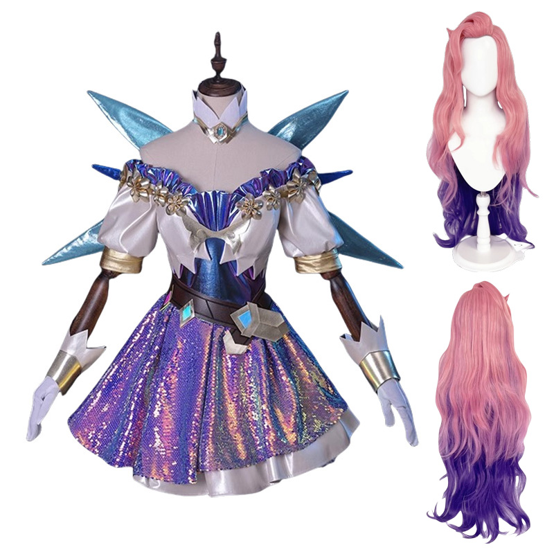LOL Starry-Eyed Songstress Ser – Anime Cosplay Wigs recenzja i cena
