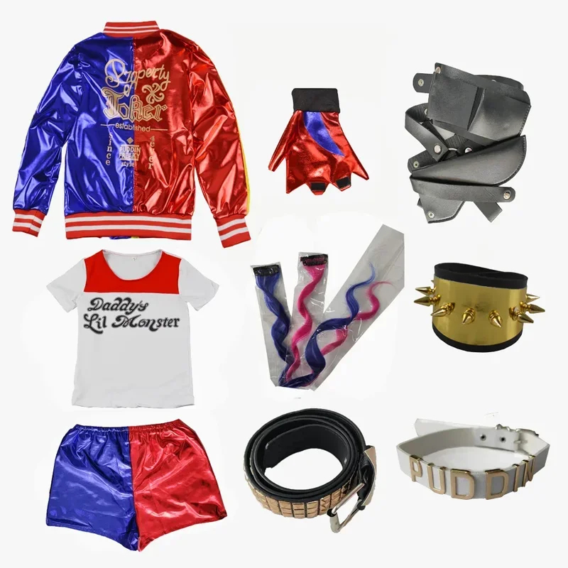 Kostium Cosplay Halloween dla  – Anime Harley Quinn Cosplay recenzja i cena