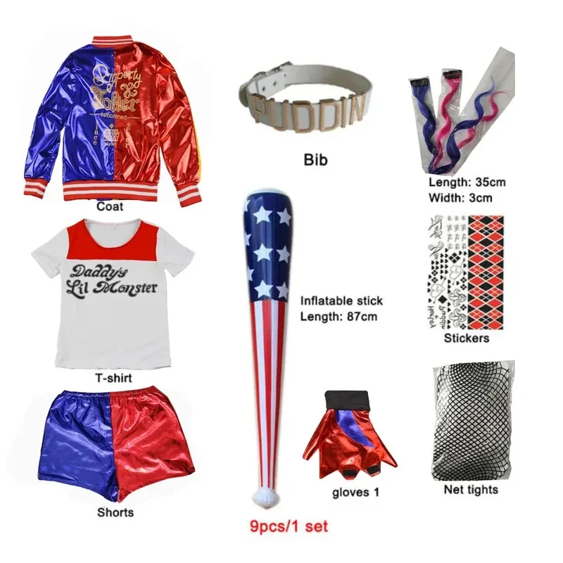 Kostium Cosplay Halloween dla  – Anime Harley Quinn Cosplay recenzja i cena