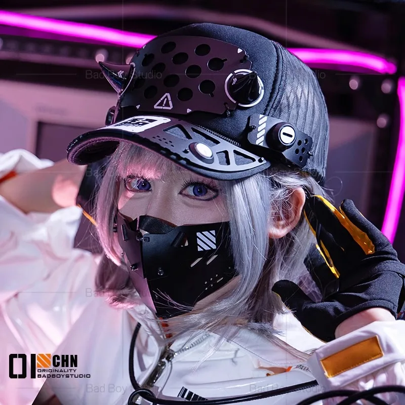 Maska Cyberpunk Cosplay 2025 A – Anime Cosplay Armor recenzja i cena
