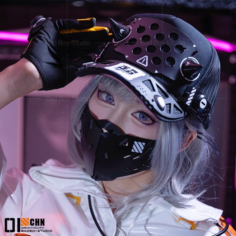 Maska Cyberpunk Cosplay 2025 A – Anime Cosplay Armor recenzja i cena