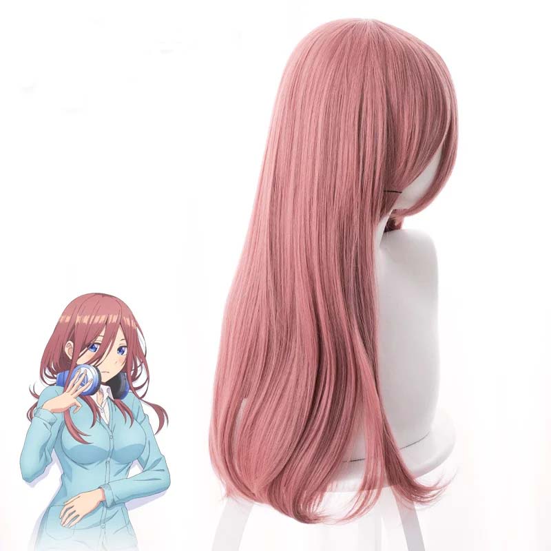 Ciemnoróżowa peruka cosplay an – Quintuplets Anime Cosplay recenzja i cena